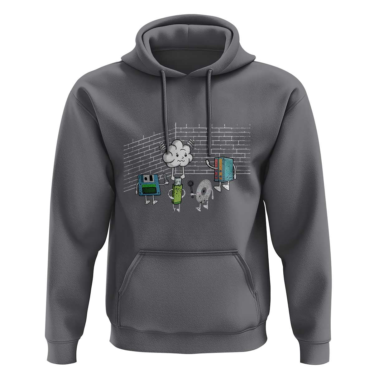 Funny Software Developers Hoodie Computer Storage Evolution Cloud