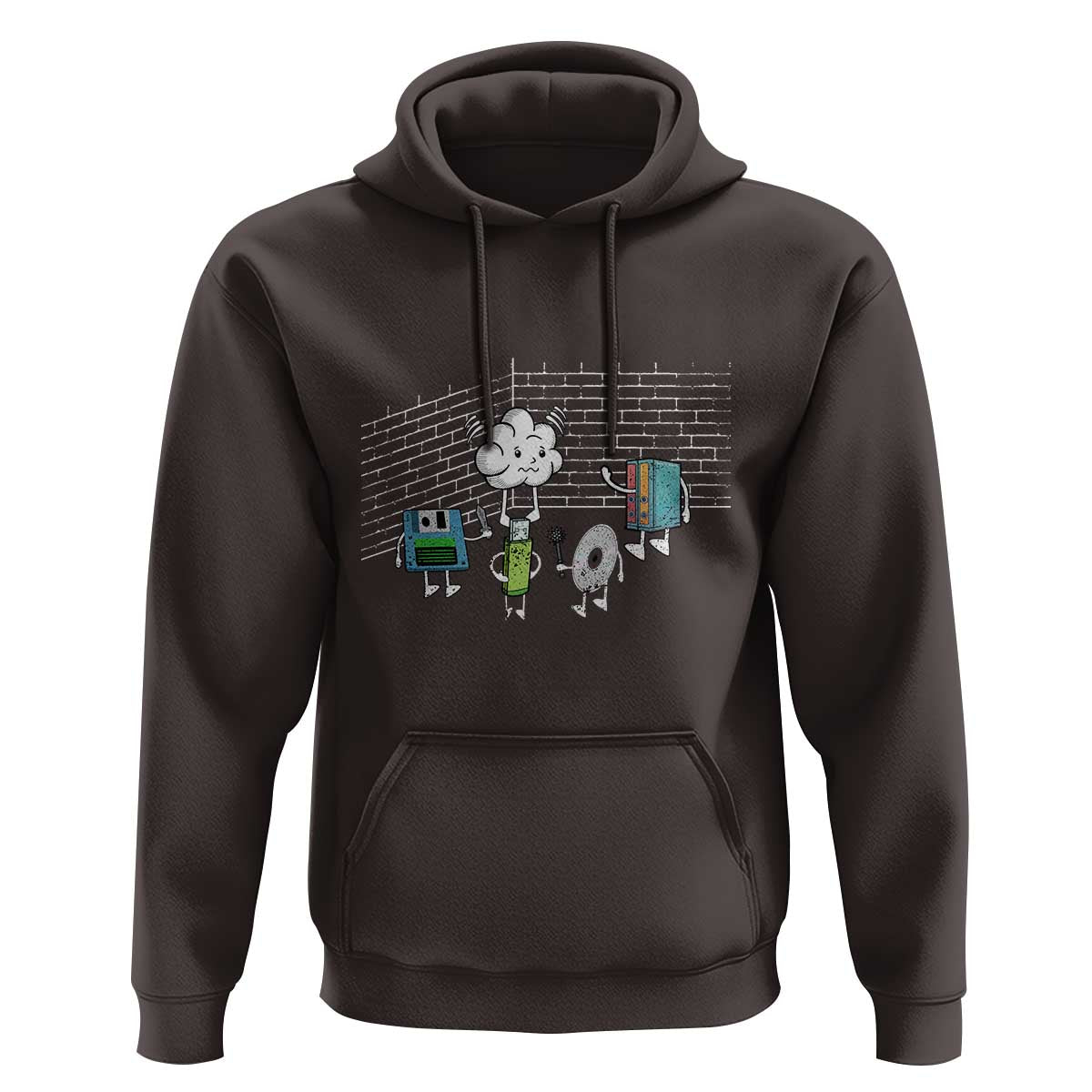 Funny Software Developers Hoodie Computer Storage Evolution Cloud