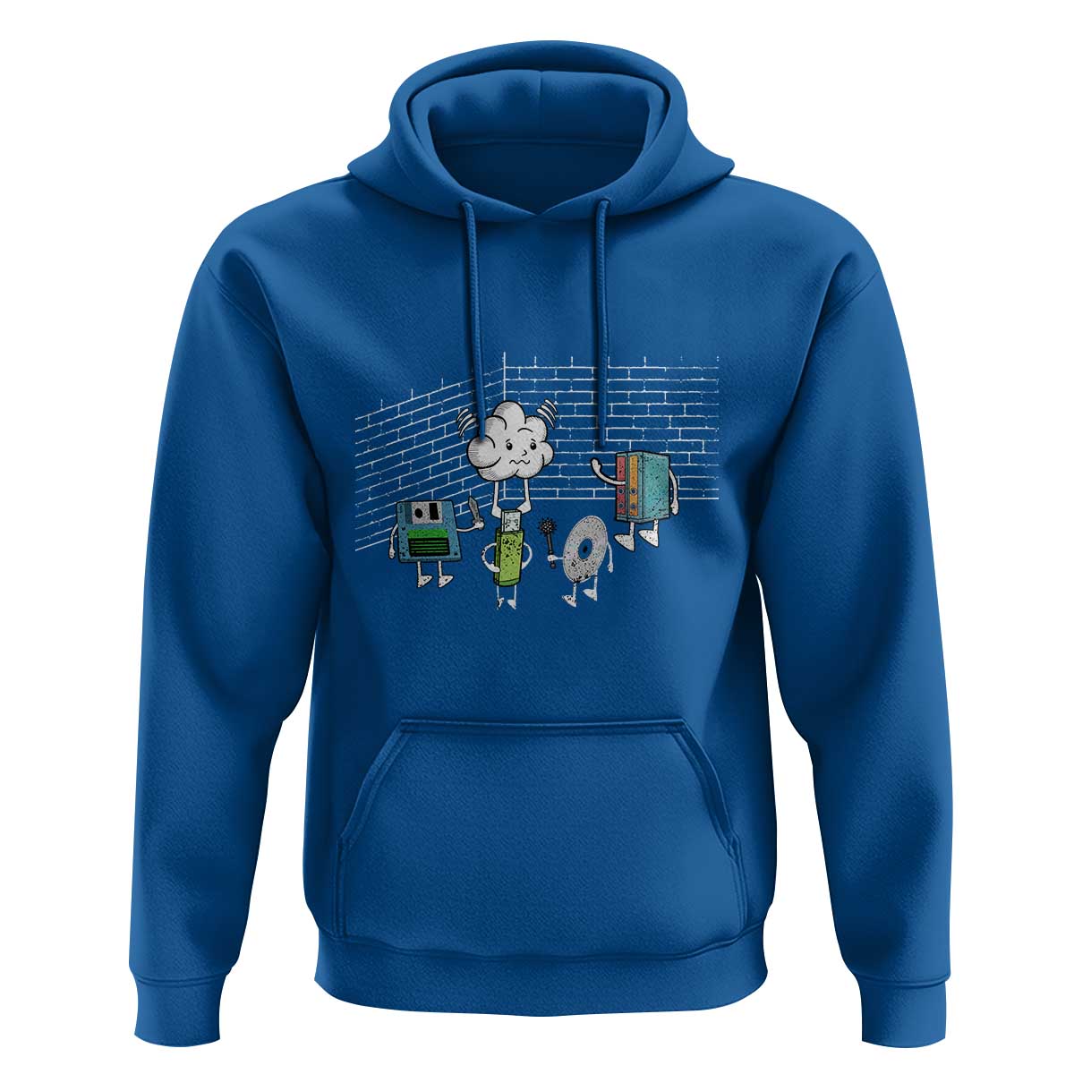 Funny Software Developers Hoodie Computer Storage Evolution Cloud