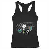 Funny Software Developers Racerback Tank Top Computer Storage Evolution Cloud