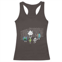 Funny Software Developers Racerback Tank Top Computer Storage Evolution Cloud