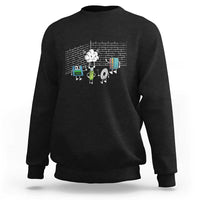 Funny Software Developers Sweatshirt Computer Storage Evolution Cloud