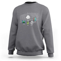 Funny Software Developers Sweatshirt Computer Storage Evolution Cloud