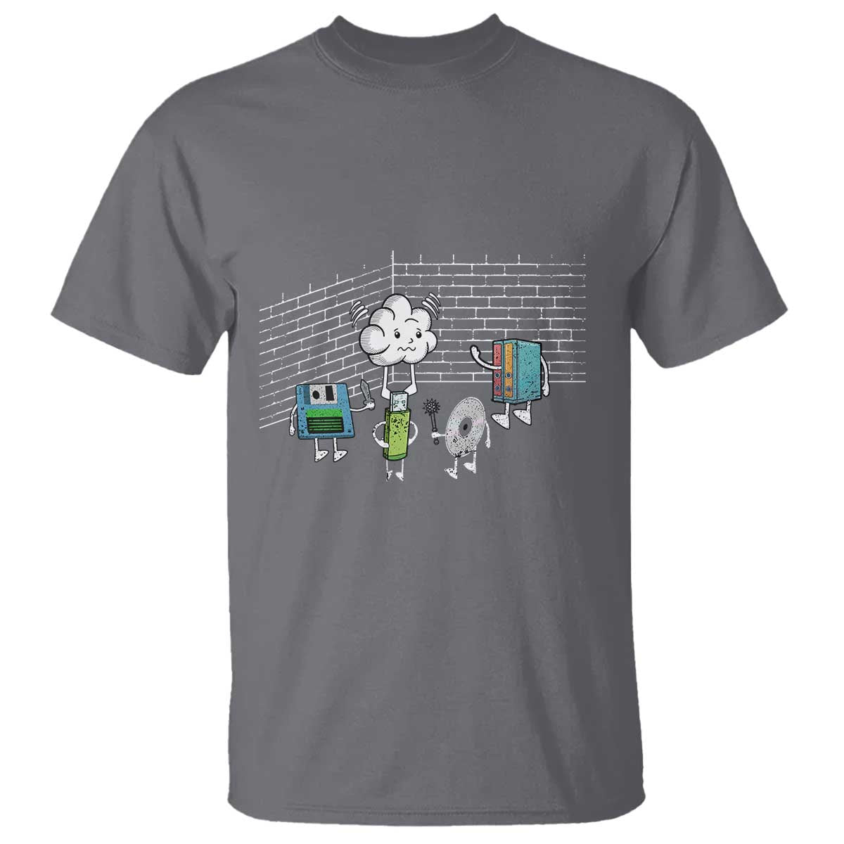 Funny Software Developers T Shirt Computer Storage Evolution Cloud
