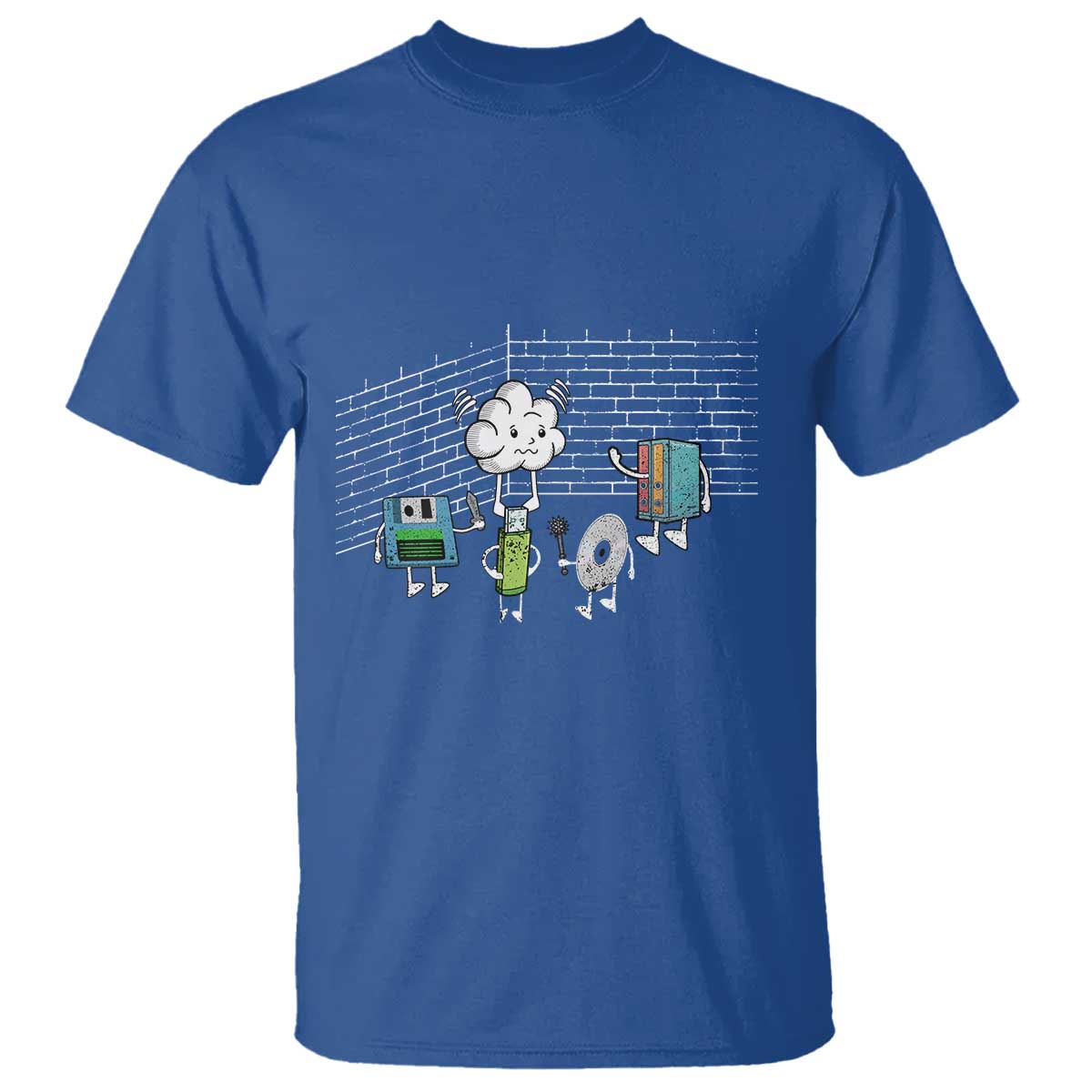Funny Software Developers T Shirt Computer Storage Evolution Cloud