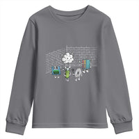 Funny Software Developers Youth Sweatshirt Computer Storage Evolution Cloud