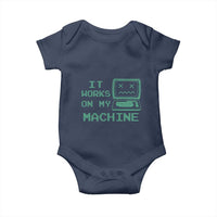 Funny Programmer Baby Onesie It Works On My Machine