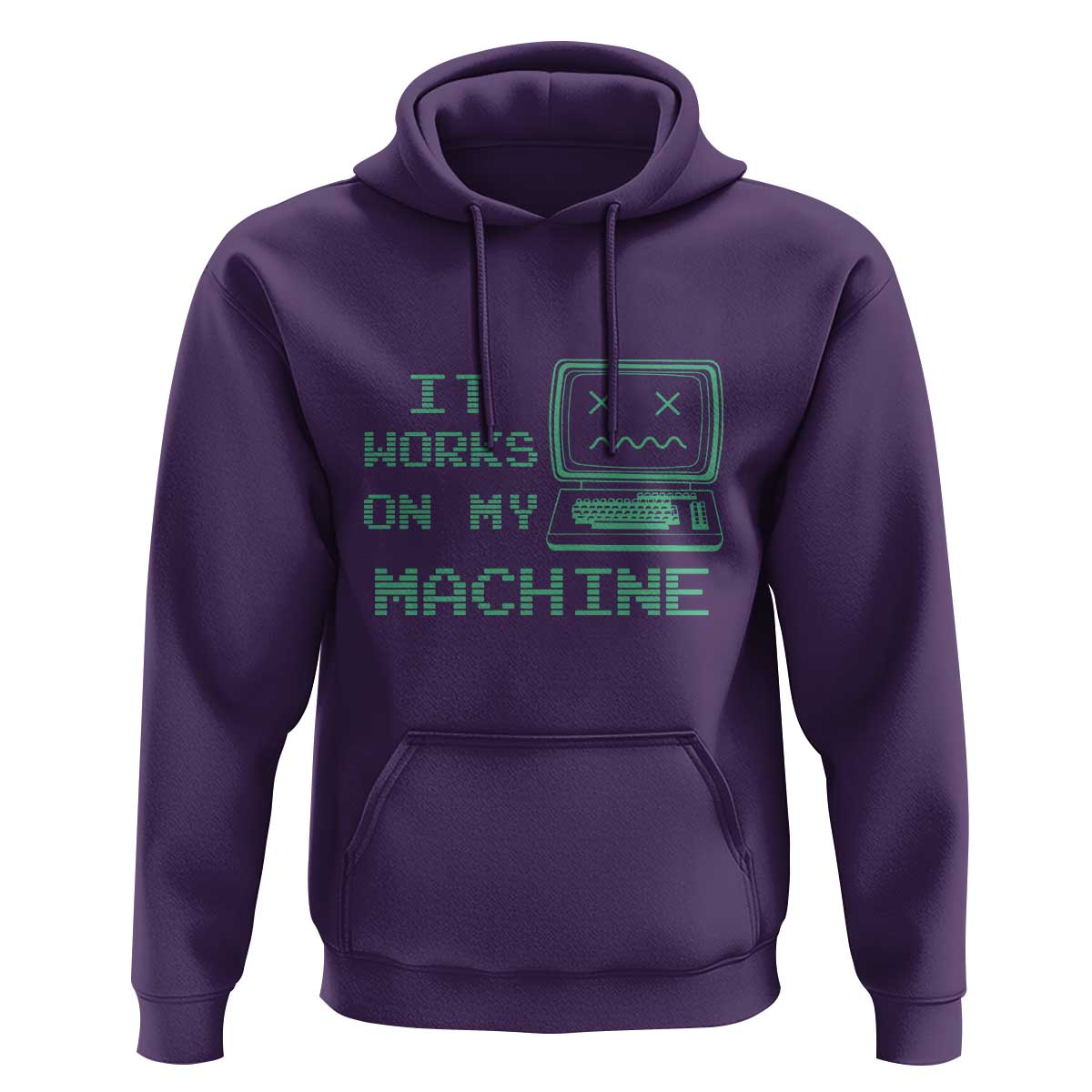 Funny Programmer Hoodie It Works On My Machine