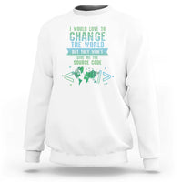 Funny Coder Sweatshirt I Would Like To Change The World