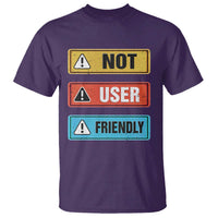 Funny Coder T Shirt Not User Friendly