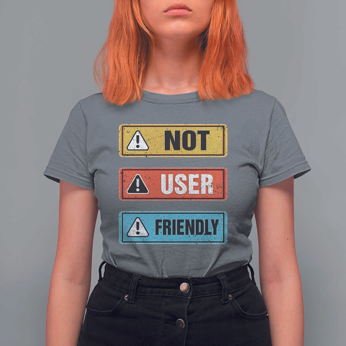 Funny Coder T Shirt For Women Not User Friendly