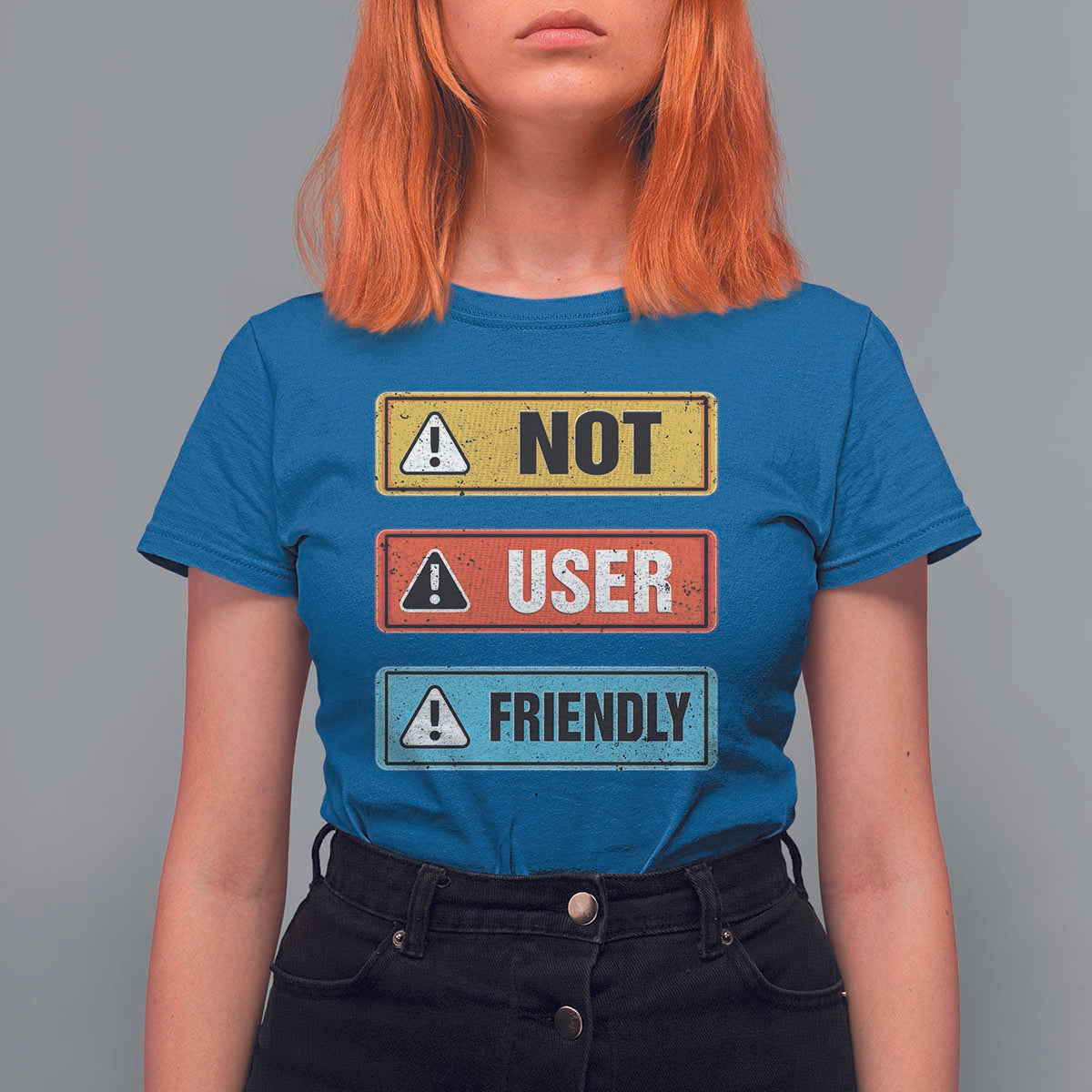 Funny Coder T Shirt For Women Not User Friendly