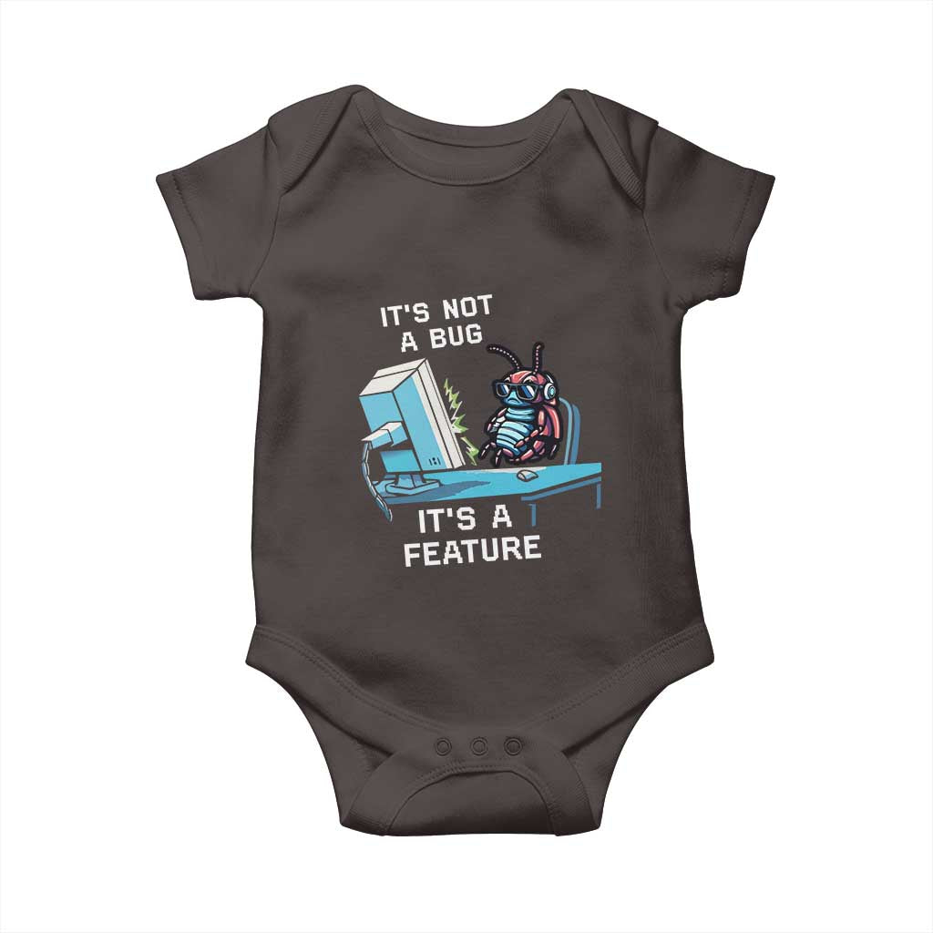 Funny Coder Baby Onesie It's Not A Bug It's A Feature