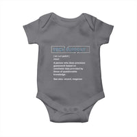 Funny Tech Support Description Baby Onesie