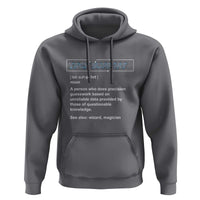 Funny Tech Support Description Hoodie