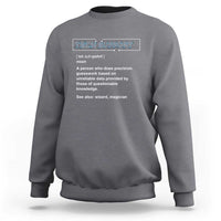 Funny Tech Support Description Sweatshirt