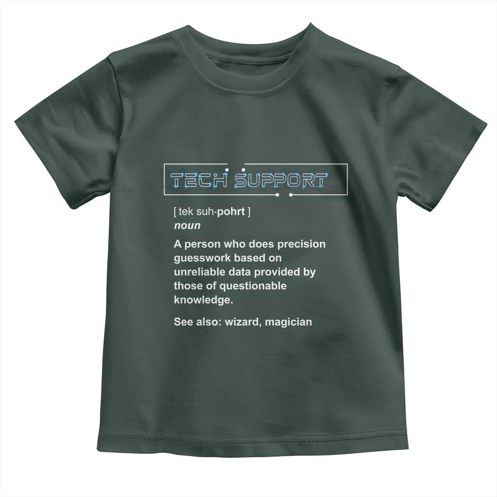 Funny Tech Support Description Toddler T Shirt