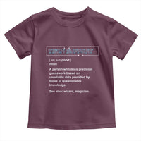 Funny Tech Support Description Toddler T Shirt