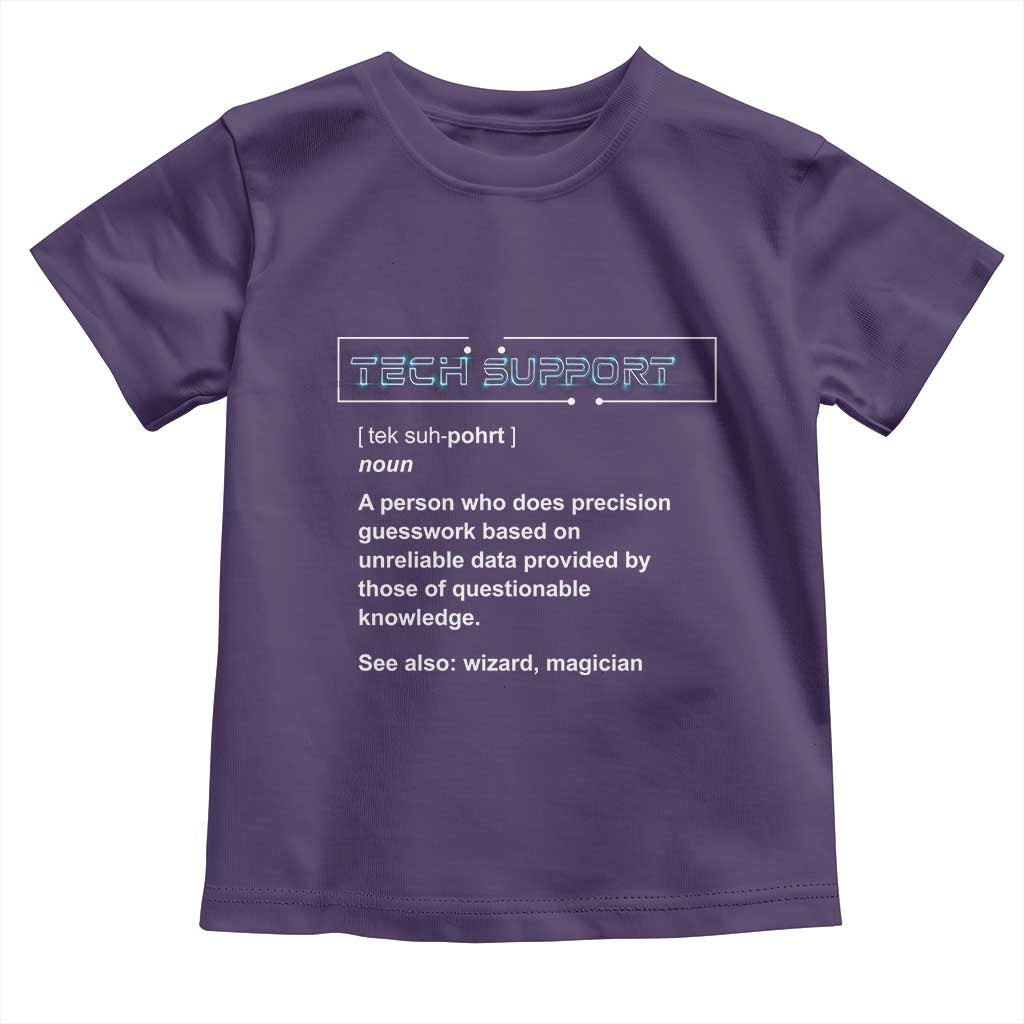 Funny Tech Support Description Toddler T Shirt