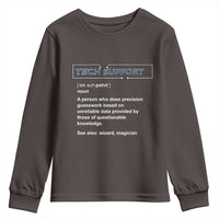 Funny Tech Support Description Youth Sweatshirt