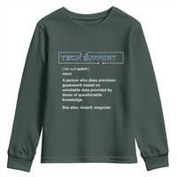 Funny Tech Support Description Youth Sweatshirt