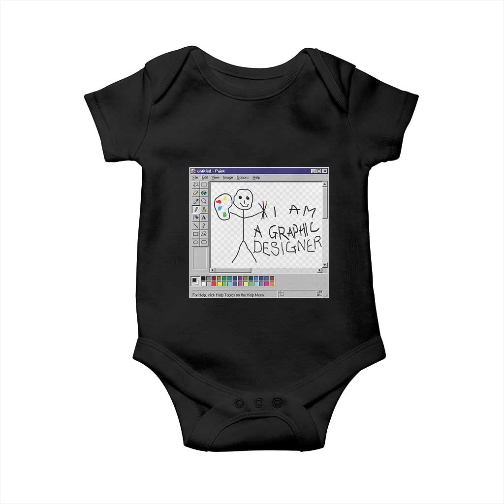 Funny I Am A Graphic Designer Baby Onesie