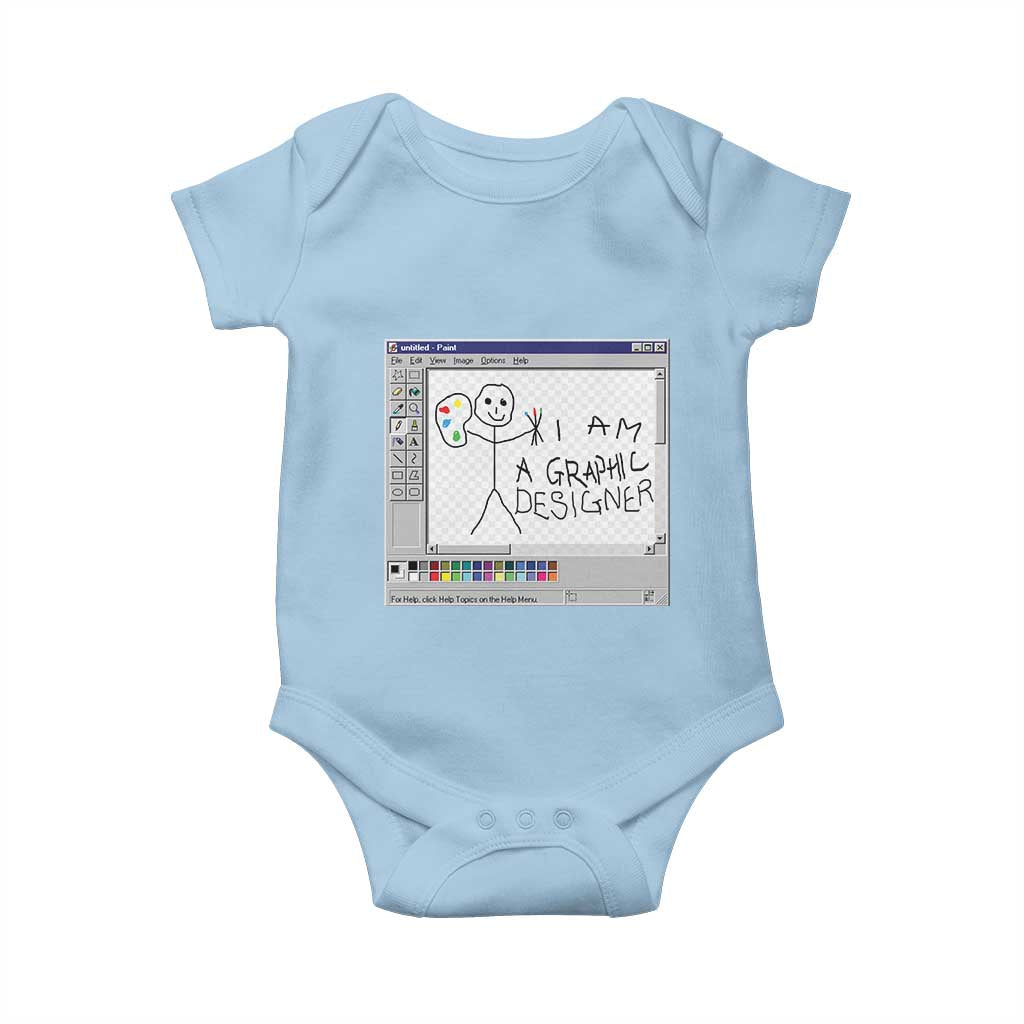 Funny I Am A Graphic Designer Baby Onesie