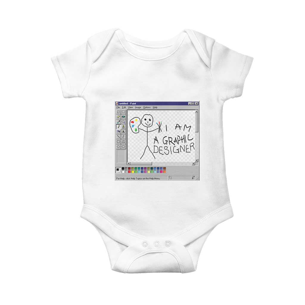 Funny I Am A Graphic Designer Baby Onesie