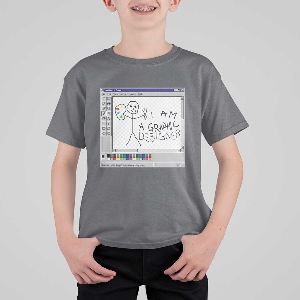 Funny I Am A Graphic Designer T Shirt For Kid