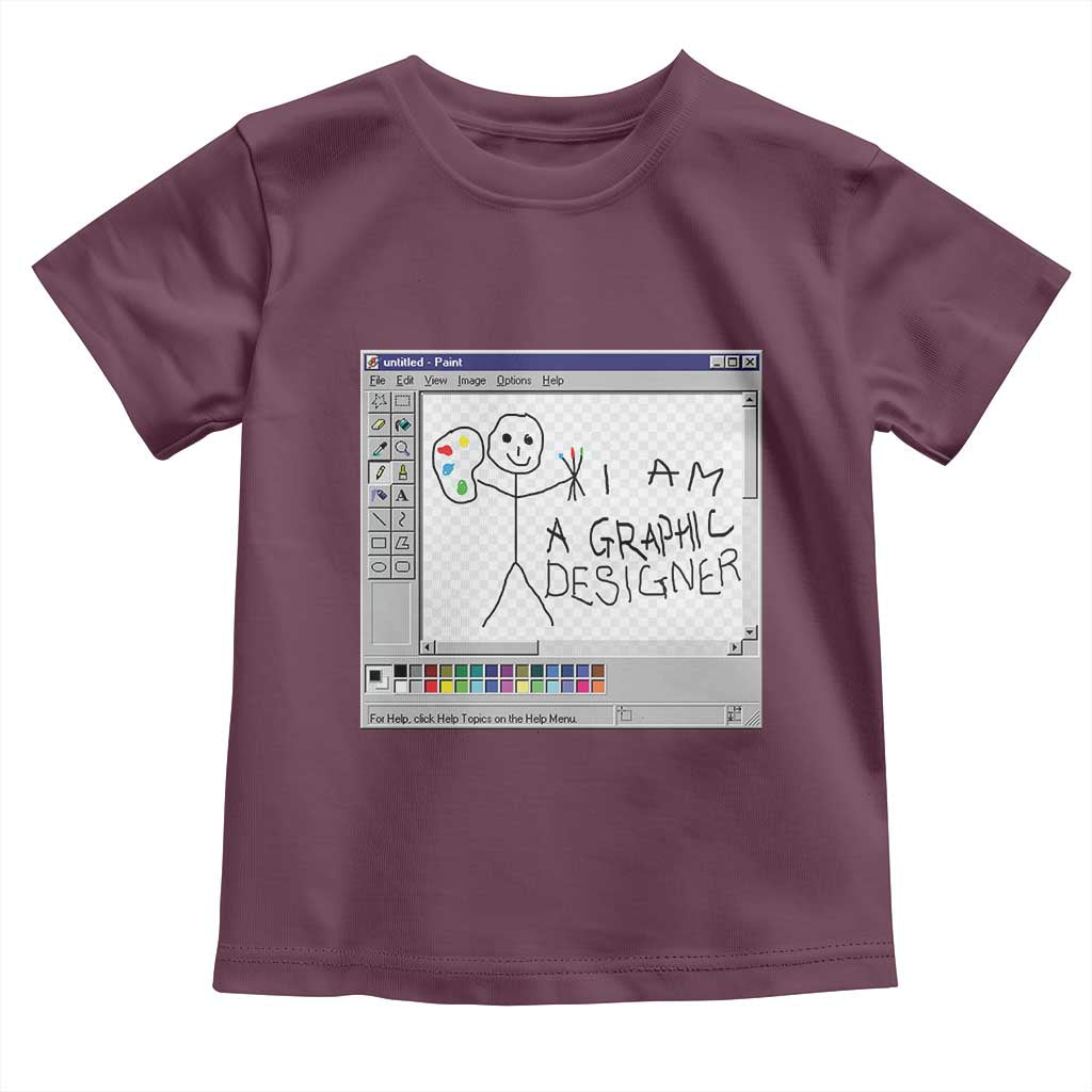 Funny I Am A Graphic Designer Toddler T Shirt