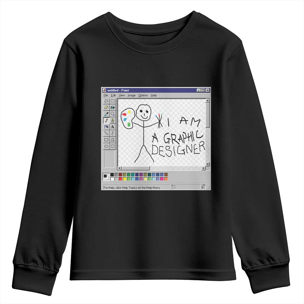 Funny I Am A Graphic Designer Youth Sweatshirt