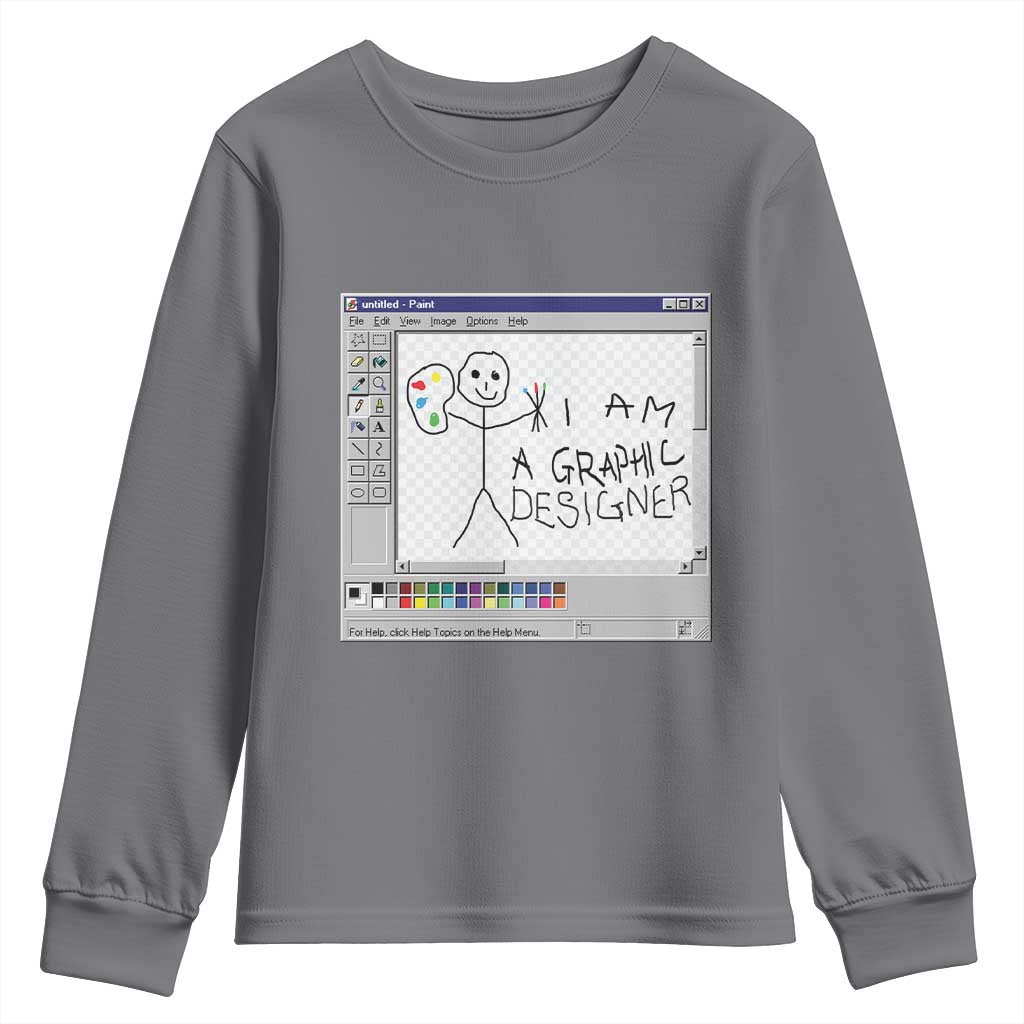 Funny I Am A Graphic Designer Youth Sweatshirt