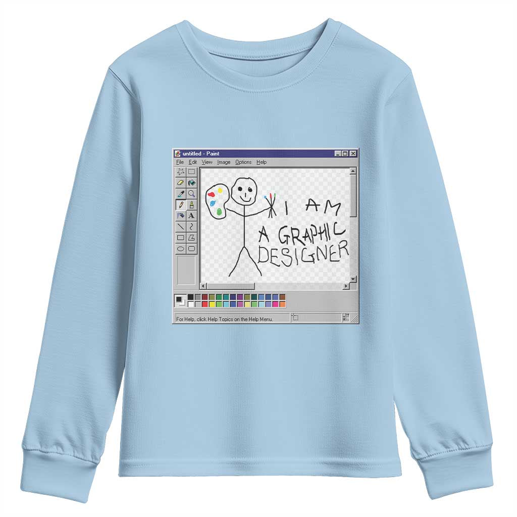 Funny I Am A Graphic Designer Youth Sweatshirt
