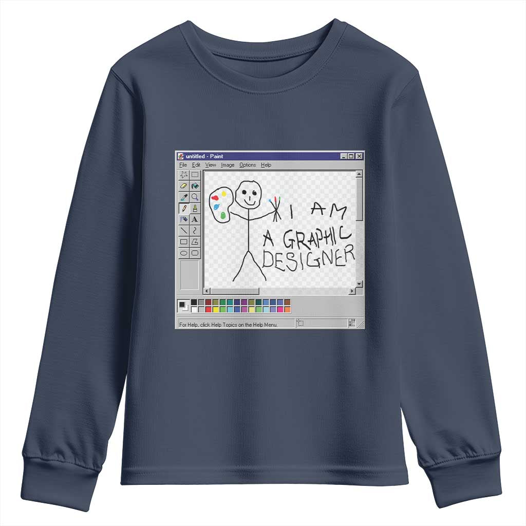 Funny I Am A Graphic Designer Youth Sweatshirt