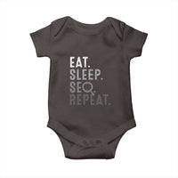 Funny Marketer Baby Onesie Eat Sleep SEO Repeat