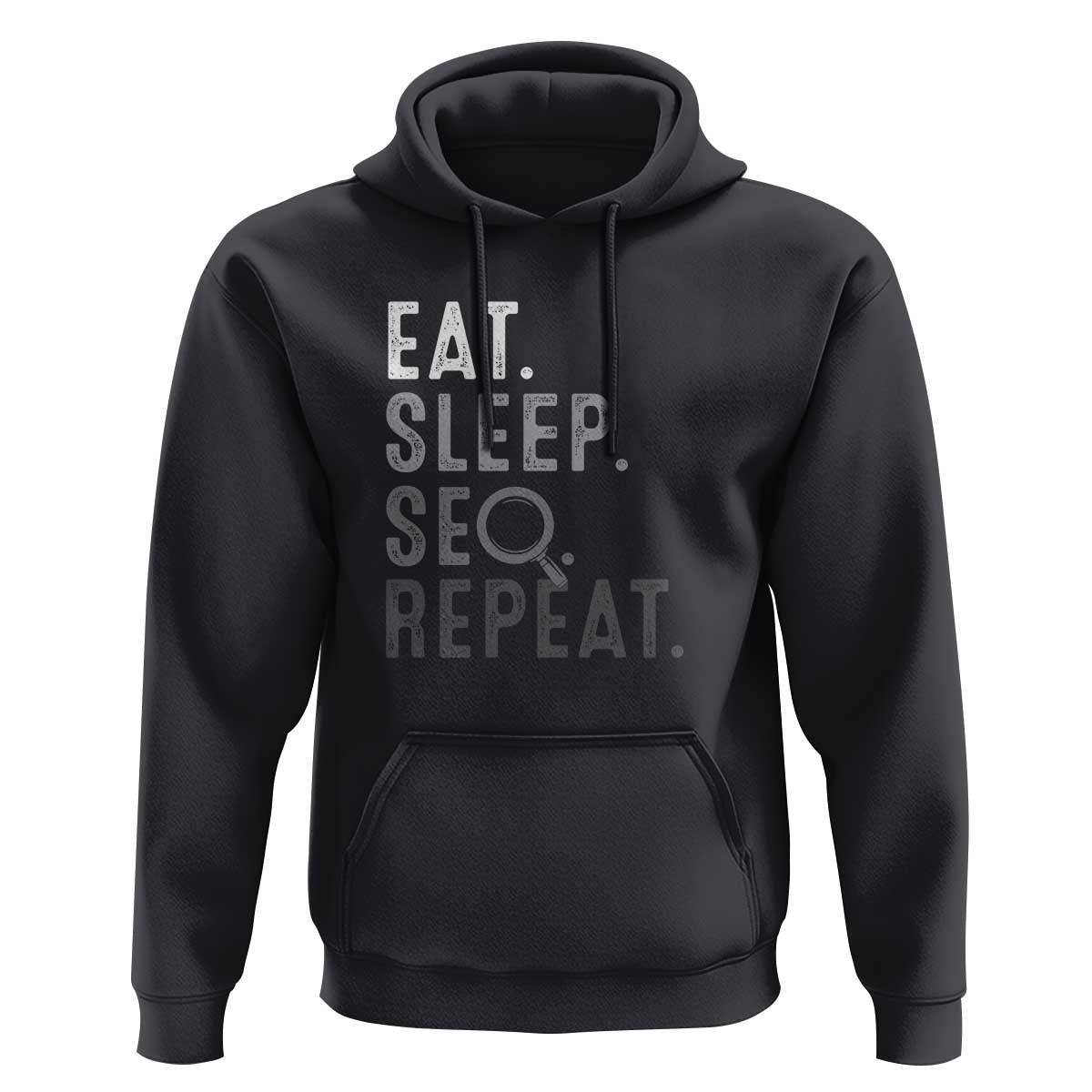 Funny Marketer Hoodie Eat Sleep SEO Repeat