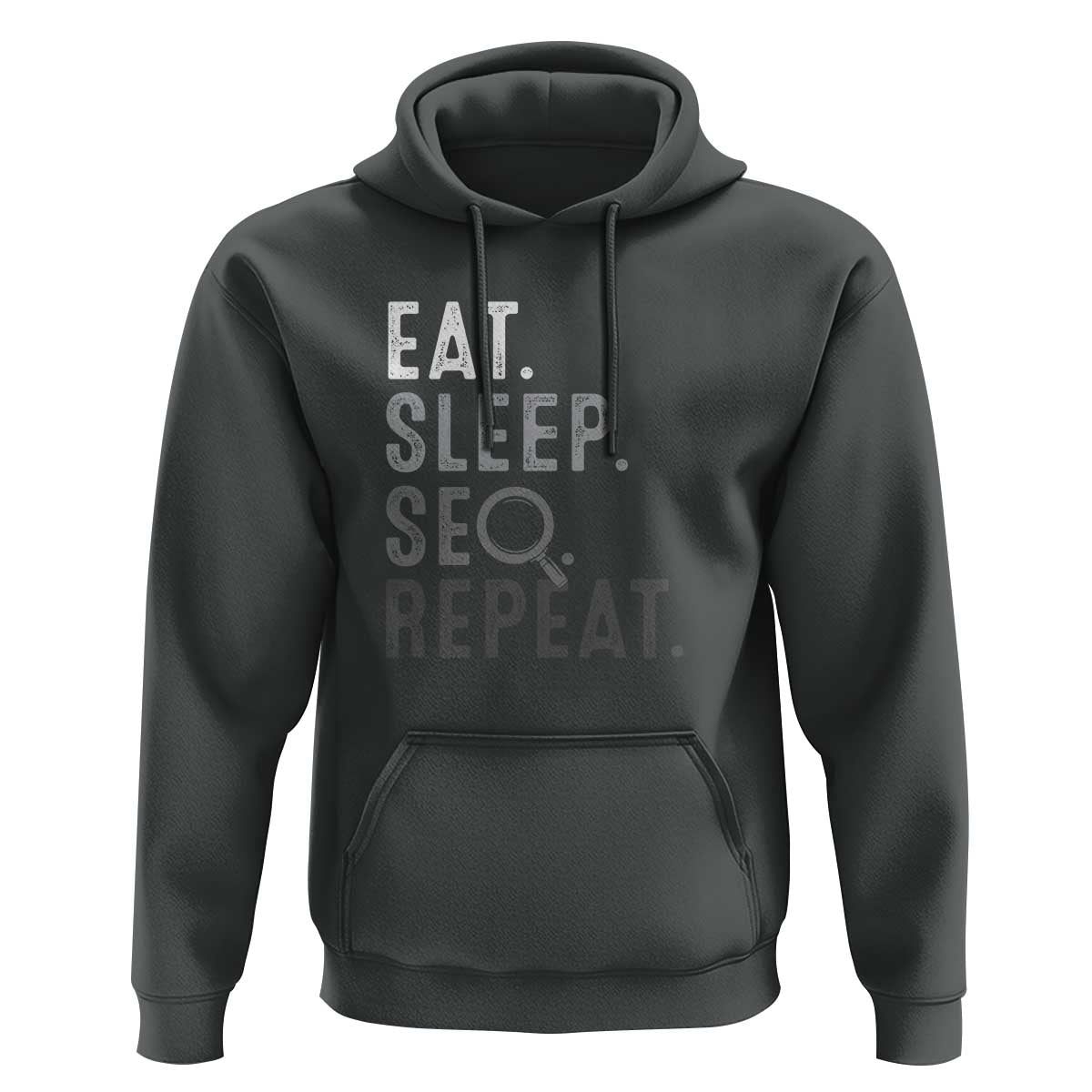 Funny Marketer Hoodie Eat Sleep SEO Repeat