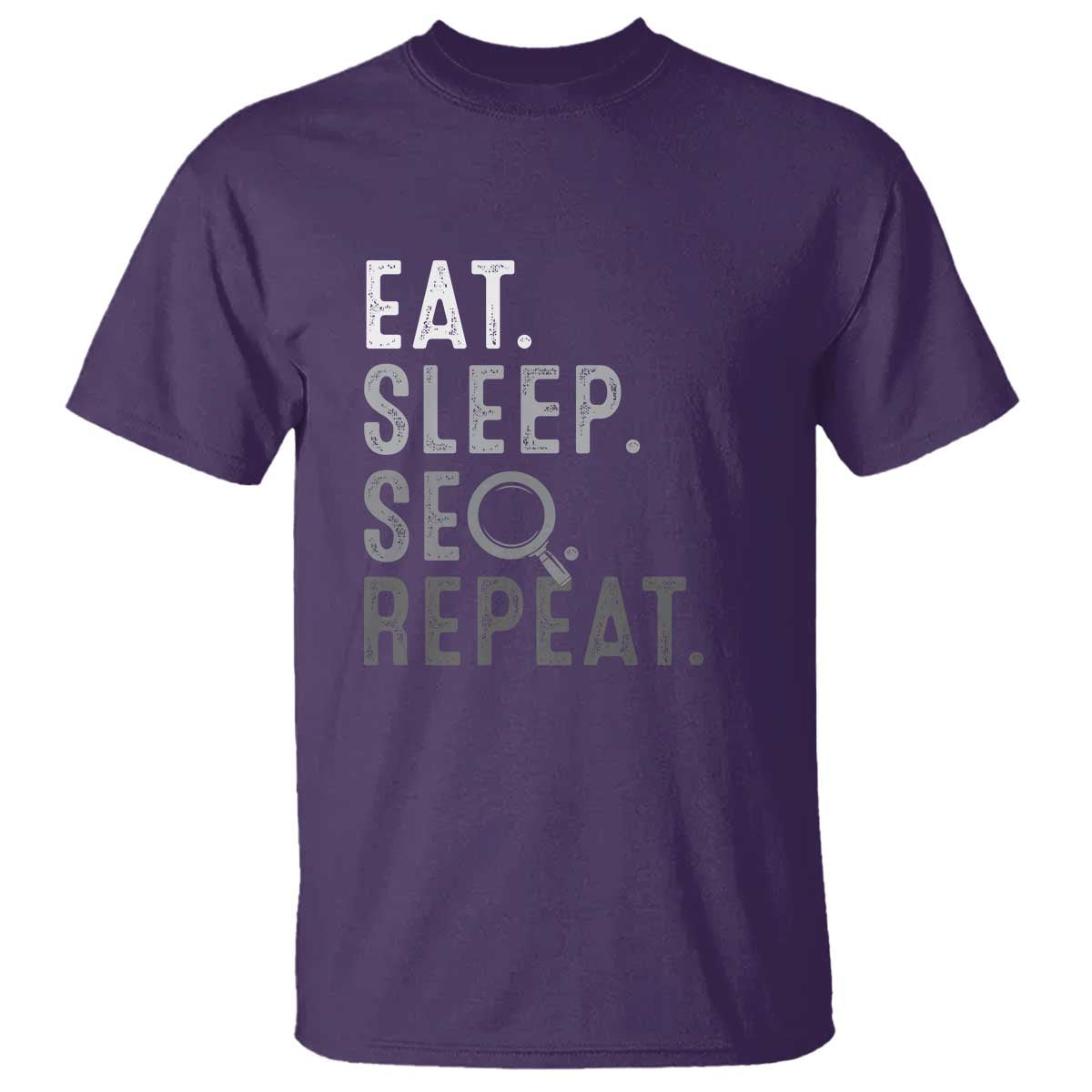 Funny Marketer T Shirt Eat Sleep SEO Repeat