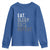 Funny Marketer Youth Sweatshirt Eat Sleep SEO Repeat