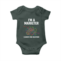 Funny Marketer Baby Onesie I Always Find Solutions