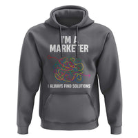 Funny Marketer Hoodie I Always Find Solutions