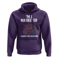 Funny Marketer Hoodie I Always Find Solutions