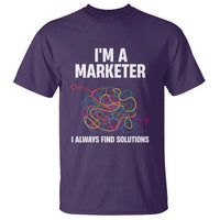 Funny Marketer T Shirt I Always Find Solutions
