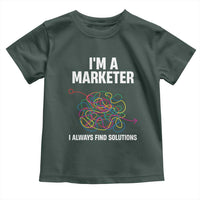 Funny Marketer Toddler T Shirt I Always Find Solutions