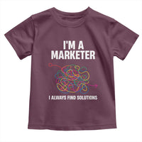 Funny Marketer Toddler T Shirt I Always Find Solutions