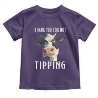 Funny Thank You For Not Tipping Toddler T Shirt