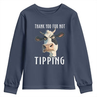 Funny Thank You For Not Tipping Youth Sweatshirt
