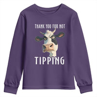 Funny Thank You For Not Tipping Youth Sweatshirt