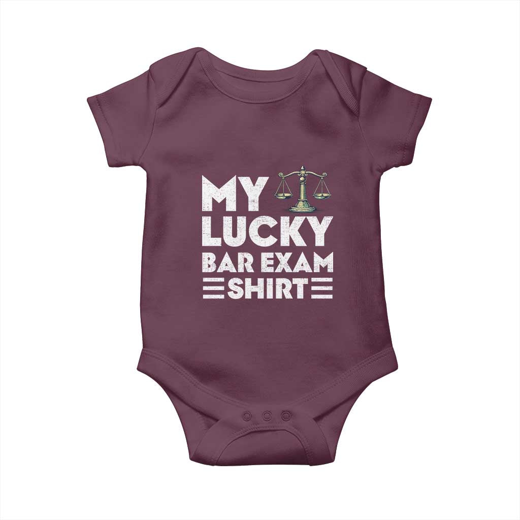 Lawyer Law School My Lucky Bar Exam Baby Onesie