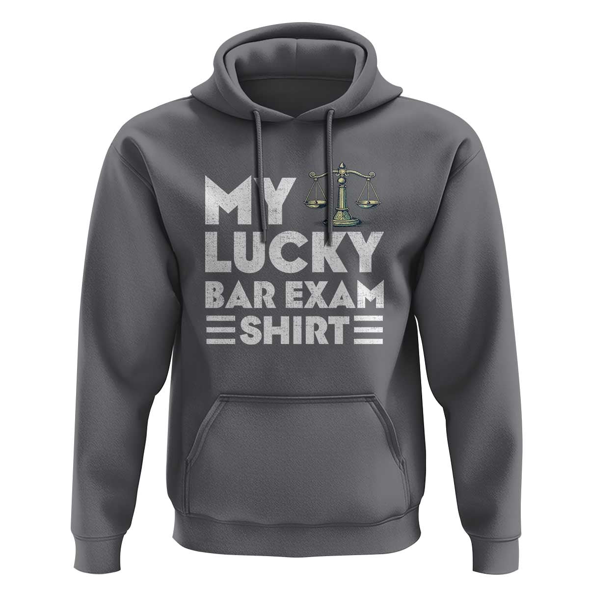 Lawyer Law School My Lucky Bar Exam Hoodie